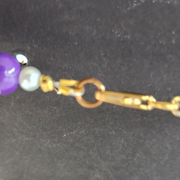 Hand Crafted Necklace and Pierced Drop Earrings Angel Wings Pearls Pink Beads - Picture 4 of 9